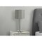 Monarch Specialties Lighting, Set Of 2, 24 in.H, Table Lamp, Usb Port, Nickel Metal, Grey Shade I 9642 - alternate 7